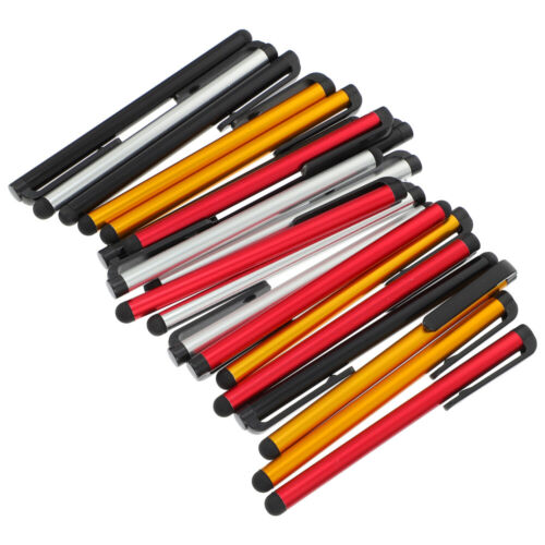 20 PCS Fine Point Stylist Stylus Pens for Cell Phones - Aluminum Alloy Design - Picture 1 of 12