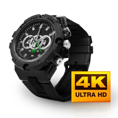 Smart Watch Camera 4K Mini Recorder ULTRA HD Wearable