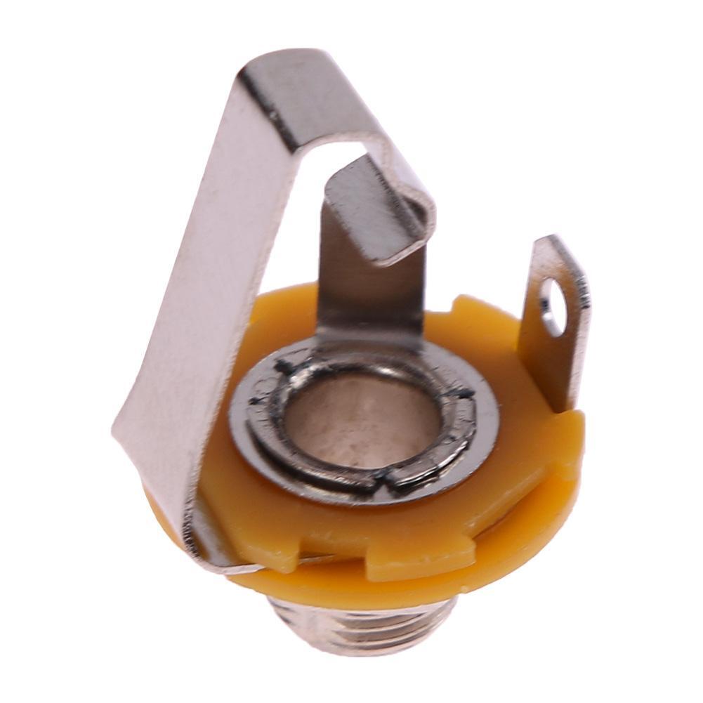 10pcs 1/4in Guitar Jack Socket Connector Female for Electric Guitar