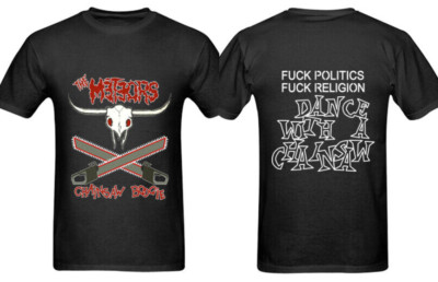 The Meteors band 2 sides T-shirt black Unisex All Sizes 2F363