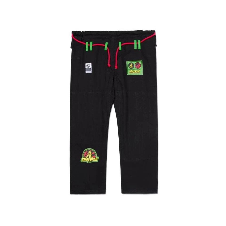 BJJ GI Shoyoroll Rasta Competitor Edition Kimono Jiu-Jitsu Suit 450 GSM - Image 3 of 4
