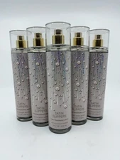 Bath And Body Works (5 Pack) SATIN SLIPPERS Fine Fragrance Mist 8 Oz New!