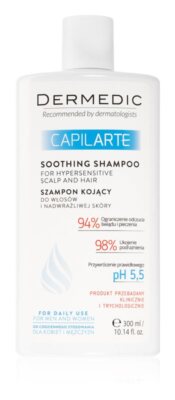 Dermedic Shampoo Soothing Cleanses Hair Sensitive Scalp Regenerates Fresh 300 ml