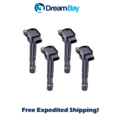 02-06 for Acura RSX / Honda Civic Accord CR-V Element S2000 Ignition Coil 4PCS