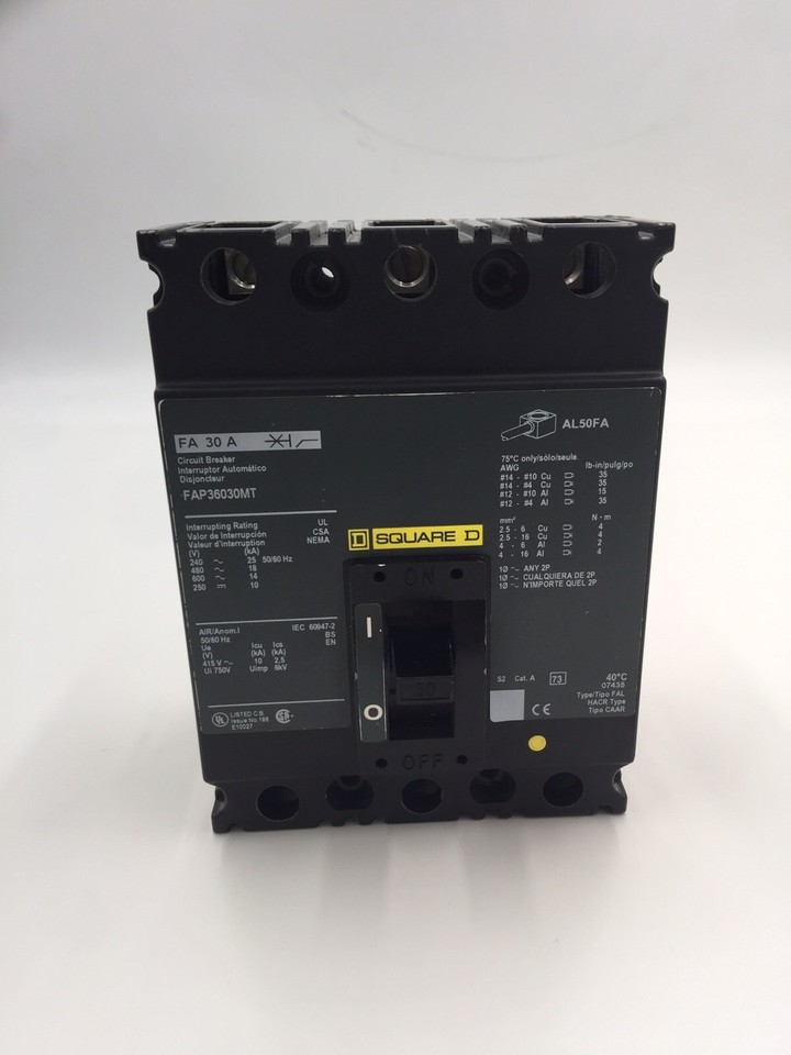 HOUSTON STOCK NEW SQUARE D FAP36030MT FAL36030 30 AMP FREE 2 DAY AIR ...