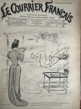 Le Courrier Francais 26/02/1893 - Willette - De Ber - Roedel - Velluet - Decaux
