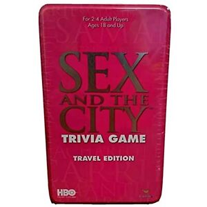 Cardinal Industries Sex and The City Trivia Game Travel Edition | eBay