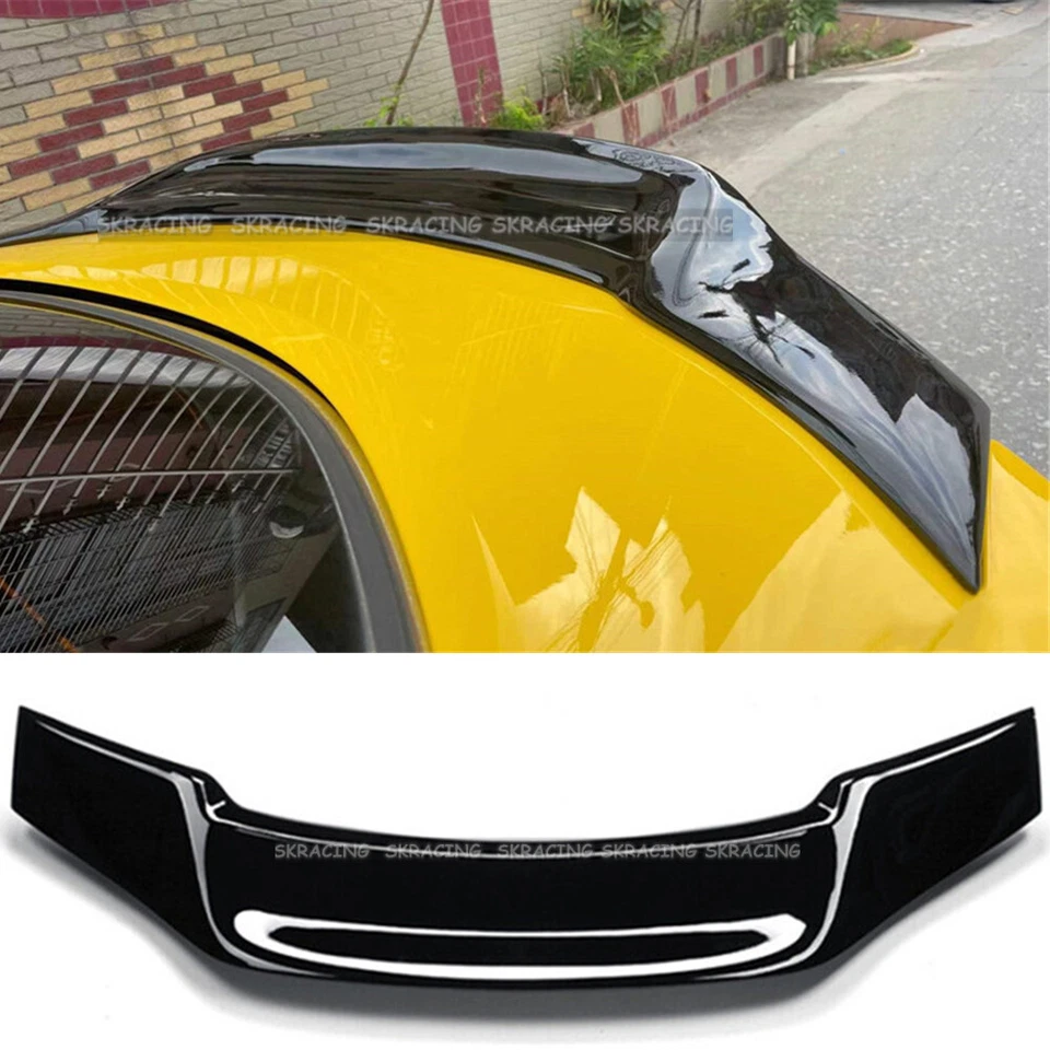 Глянцевый черный задний спойлер крыло багажника FRP подходит для Volkswagen VW CC 2009-2018 - Изображение 2 из 4