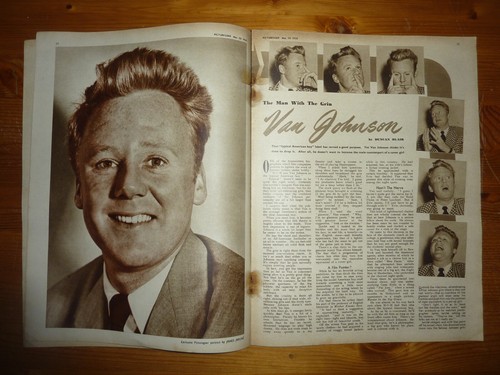 PICTUREGOER No 785 Vol 19 20TH MAY 1950 MERCEDES MCCAMBRIDGE COVER VAN JOHNSON - Picture 3 of 13