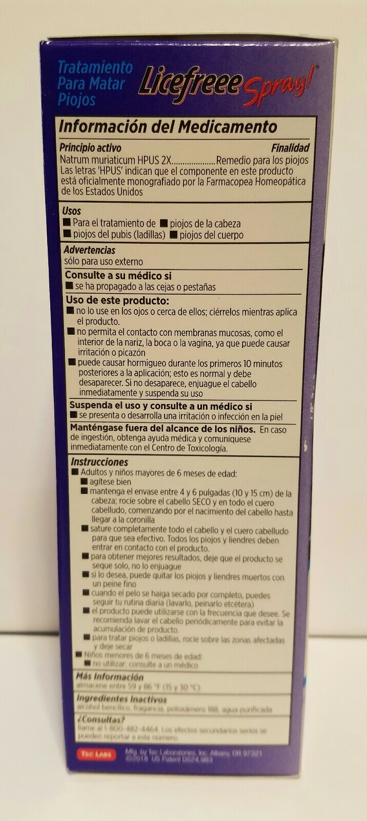 Licefreee Spray Instant Head Lice Treatment With Nit Comb NEW eBay