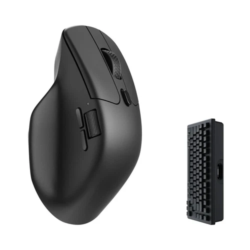 Keychron M6 Wireless Maus Bluetooth 5.1 & 2.4 GHz - Schwarz / 4000 Hz M6-A4