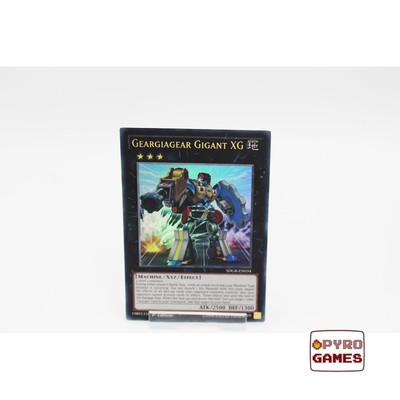 Geargiagear Gigant XG - Yu-Gi-Oh! - SDGR-EN034 - Ultra Rare - 1st Edition (Ve...