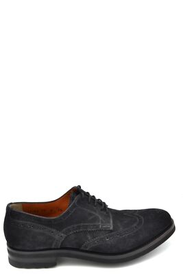 Derby Santoni blu MCOS11168UL1ISPVG75 EPT9114