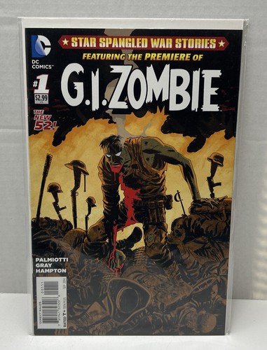 2 Star Spangled War Stories #1 GI Zombie DC Comics 52 Jimmy Palmiotti - Foto 7 di 11