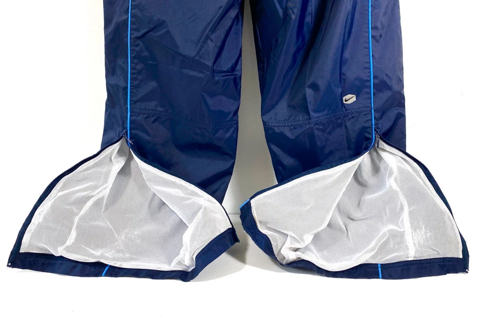 NIKE PANTALONES ESQUÍ NIEVE HOMBRE ~ AZUL MARINO ~ 100% NAILON AISLADO ~ GRANDES ~ APENAS USADOS Foto 4 de 4