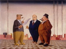 Georg Scholz : Of Things to Come : 1922 : Archival Quality Art Print