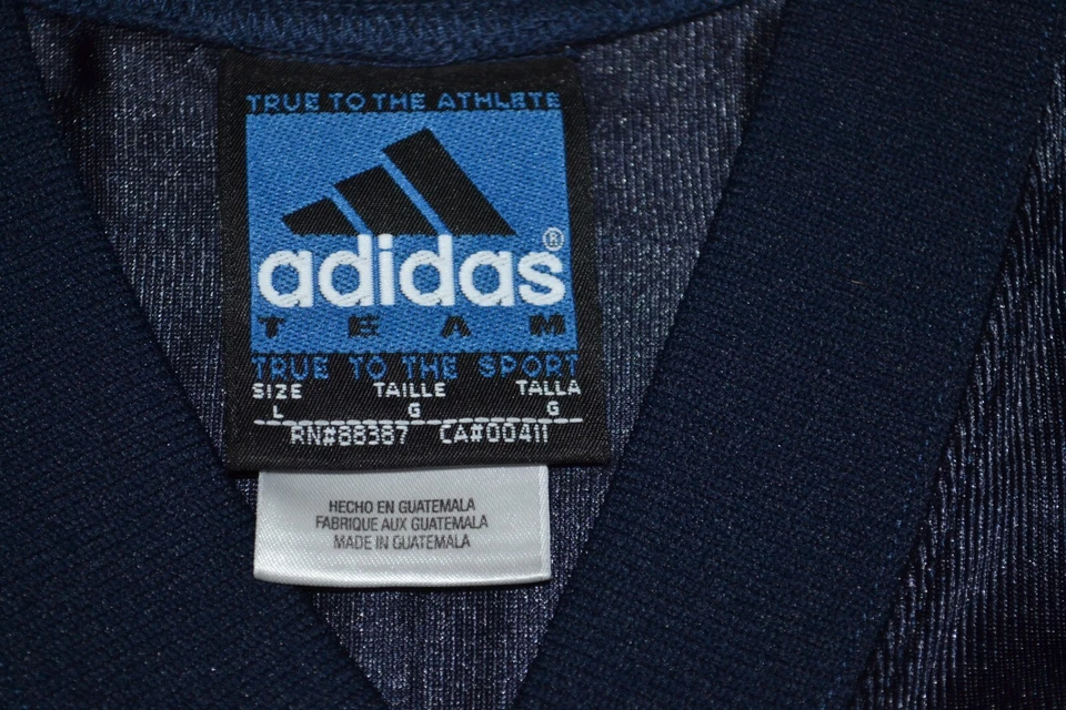 Camiseta deportiva vintage Brian Urlacher #54 Chicago Bears ADIDAS azul marino gráfica talla L Foto 3 de 4