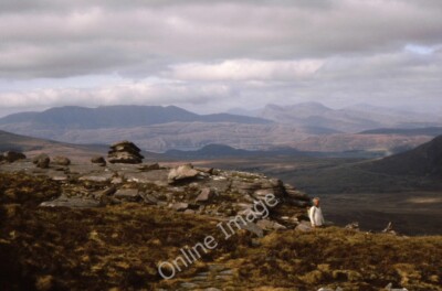 Foto 6x4 Auf dem Weg von Meal Garbh Dundonnell Die Straße nach Badrallach unter c1991