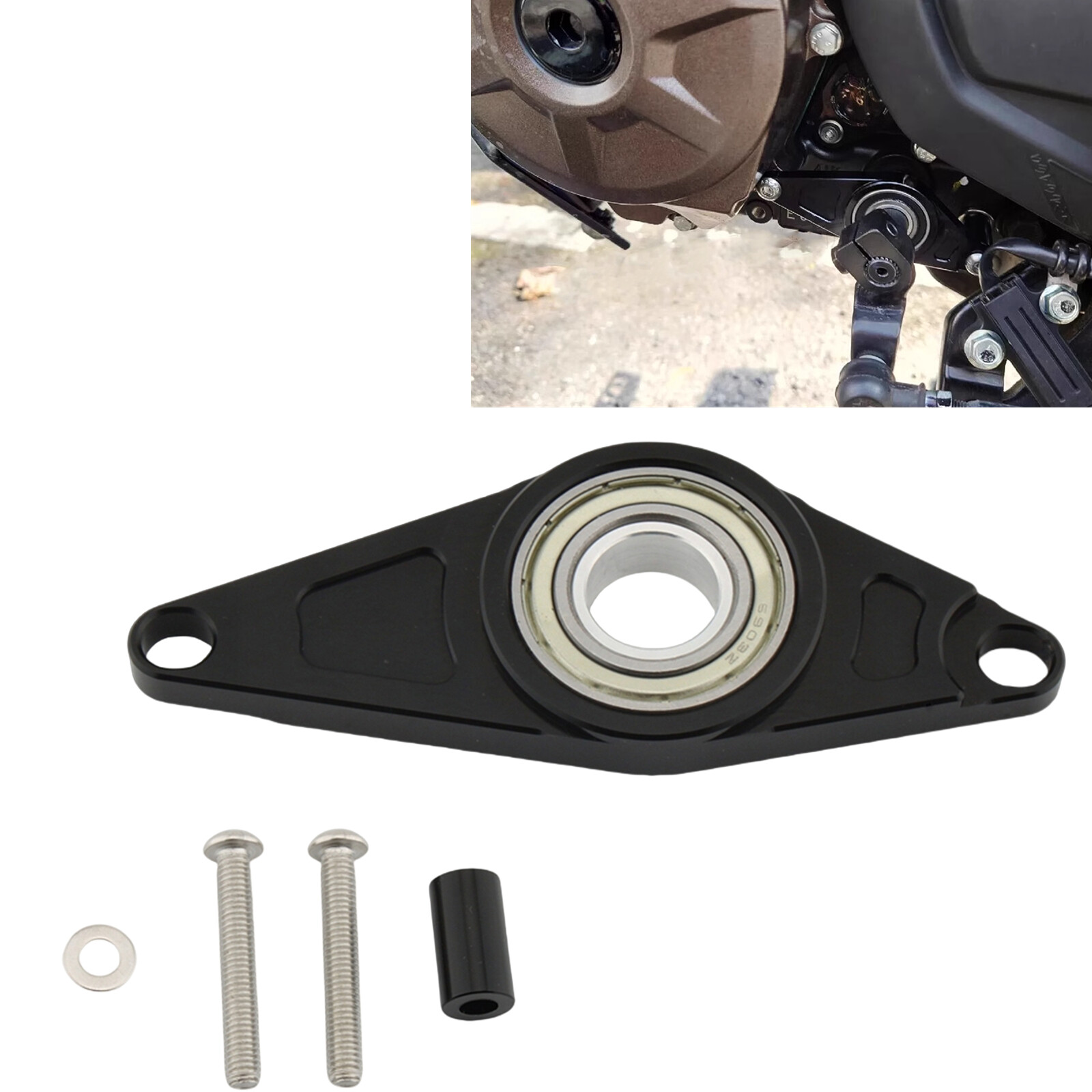 Black Gear Shifting Support Bracket for Suzuki GIXXER 250 SF 250 2020-2024 Models