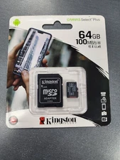 Kingston Canvas Select Plus MicroSD Card 64GB