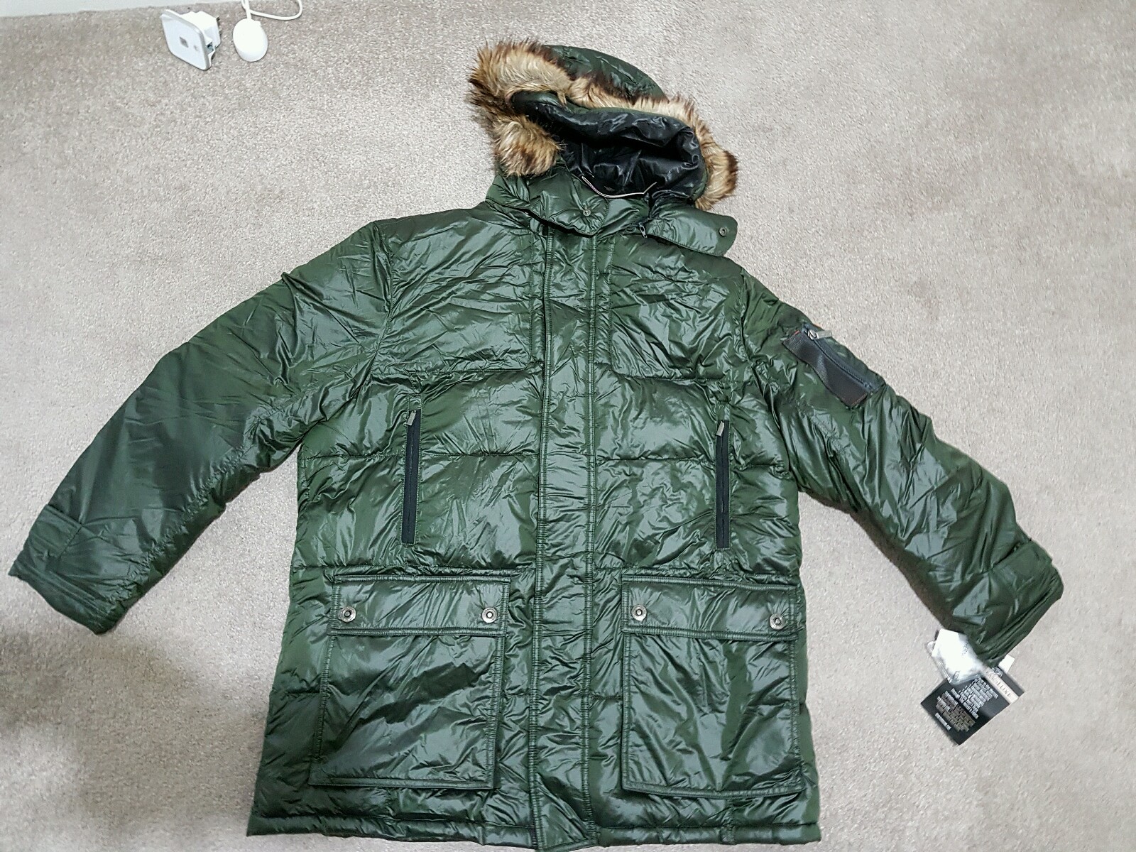 ALTRA Cappotto Rainforest Ridgebille nuovo con etichetta colore: Hunter taglia: 2XL