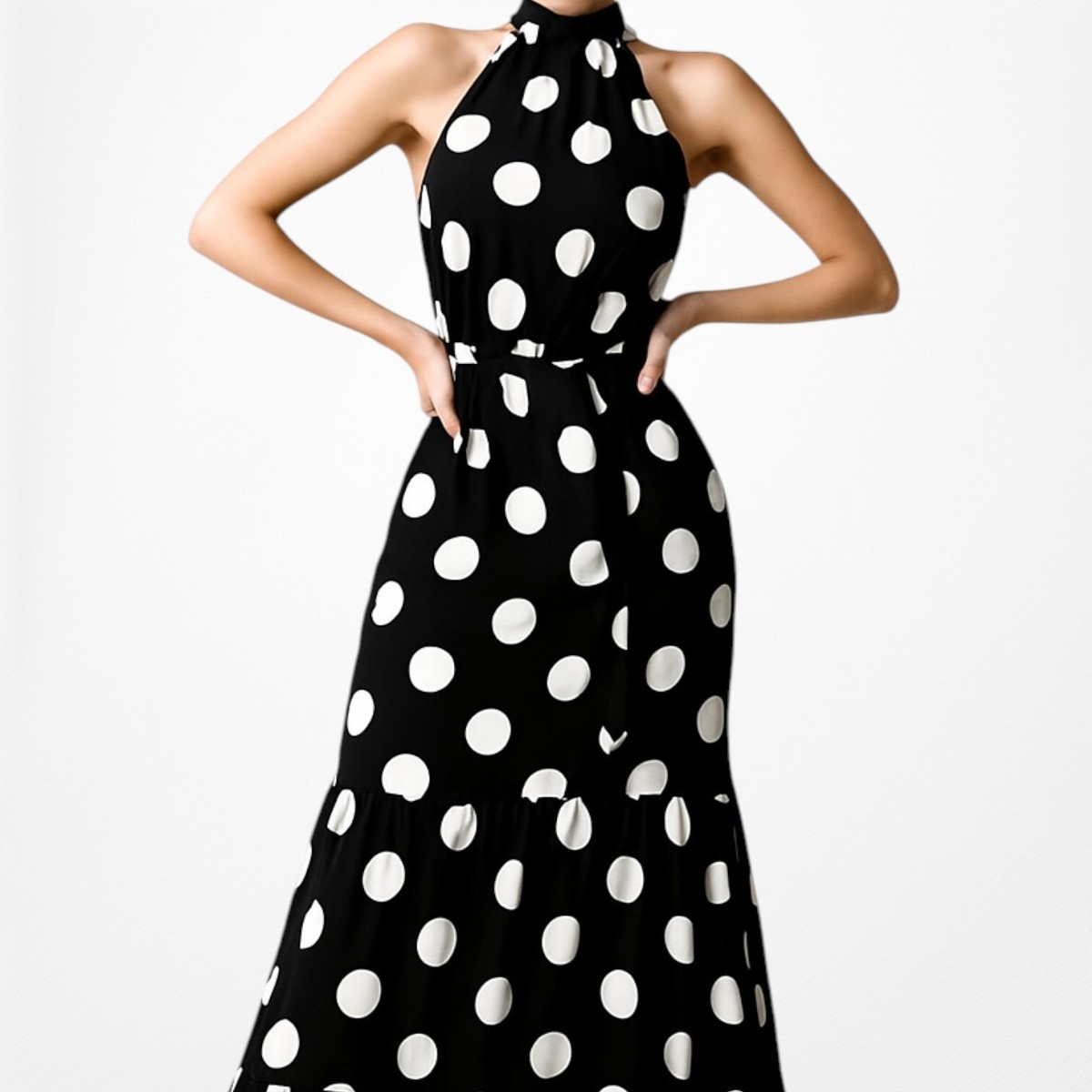 niana flocky dot pants dress　M Mael Smocked Polka Dot Midi Dress – Ciao Lucia