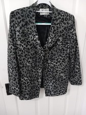 Animal Print Blazer Size 8 New Without Tags