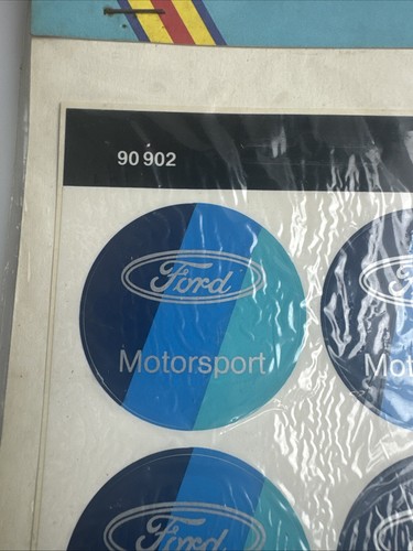 Ford Motorsport Sticker Wheel Hub 45mm Emblem E2004 - Picture 3 of 10