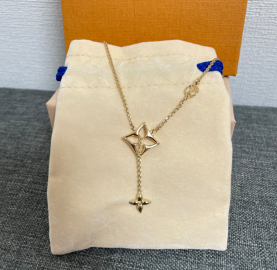 Louis Vuitton Flowergram Necklace M01234 Monogram flower motif
