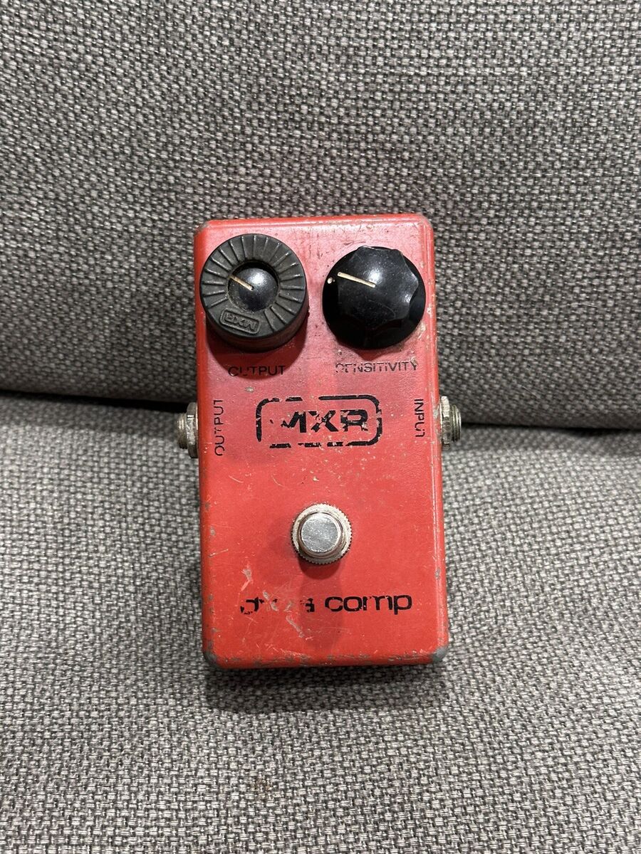 Vintage 1980 MXR Dyna Comp Compressor Effects Pedal Block Vintage 1980 MXR Dyna Comp Compressor Effects Pedal Block