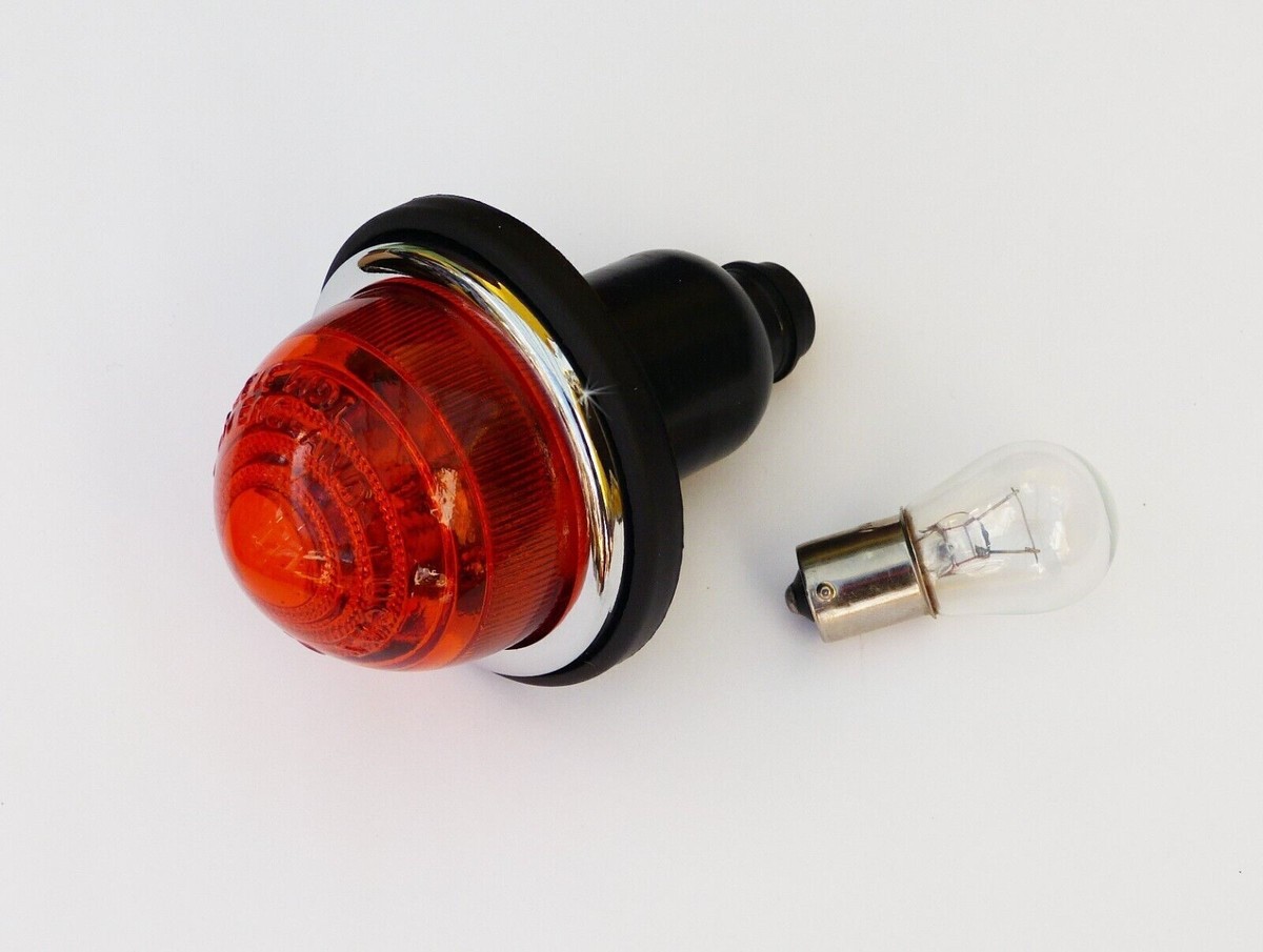 Lucas L594 Amber Flasher / Indicator Lamp with Glass Lens, 2A9013
