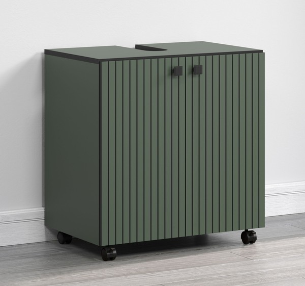 Trendteam Waschbeckenunterschrank Badschrank Unterschrank Purebliss GrüN 60X64Cm-image