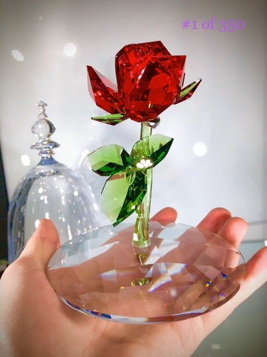 Swarovski Disney Beauty And The Beast Enchanted Rose Limited Edition Crystal Ebay