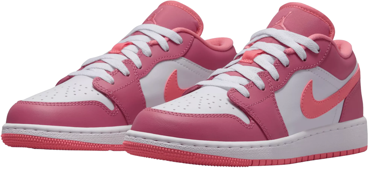 シューズ(女性用) Nike GS Air Jordan 1 Low \"Desert Berry\" Amazon.com | Jordan Nike 1 Low Grade School Desert Berry