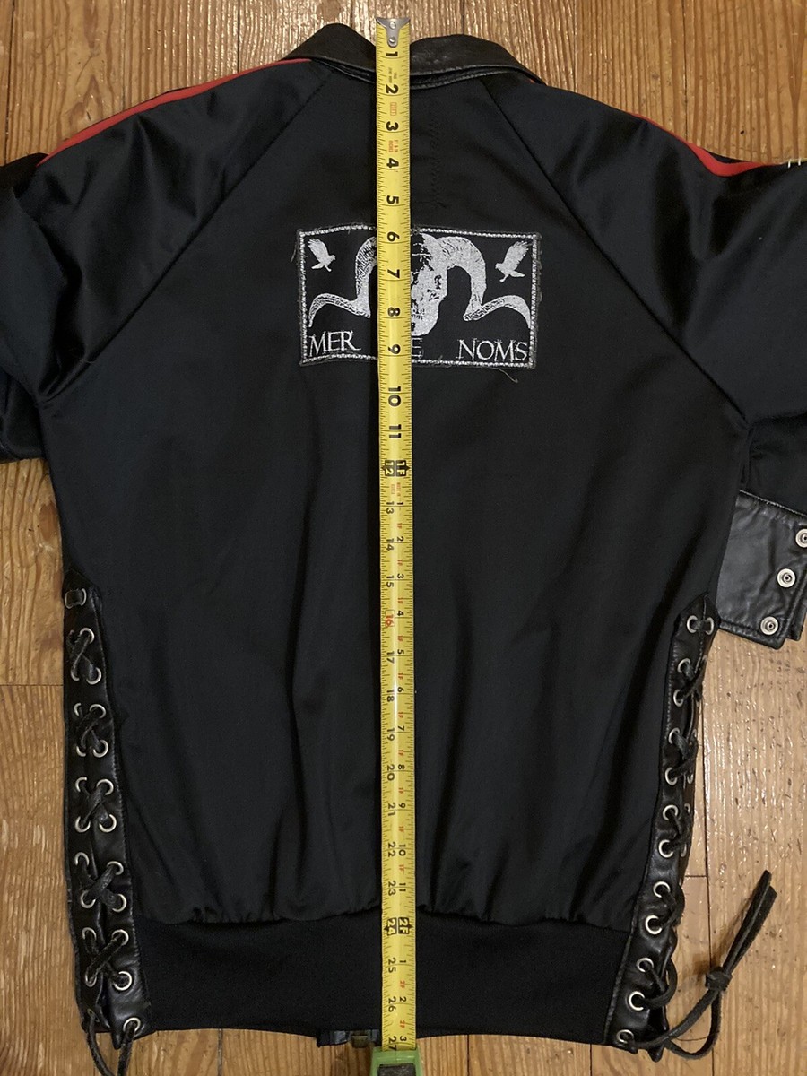 Adidas track jacket vintage designer skate punk Black Flag Adidas track jacket vintage designer skate punk Black Flag