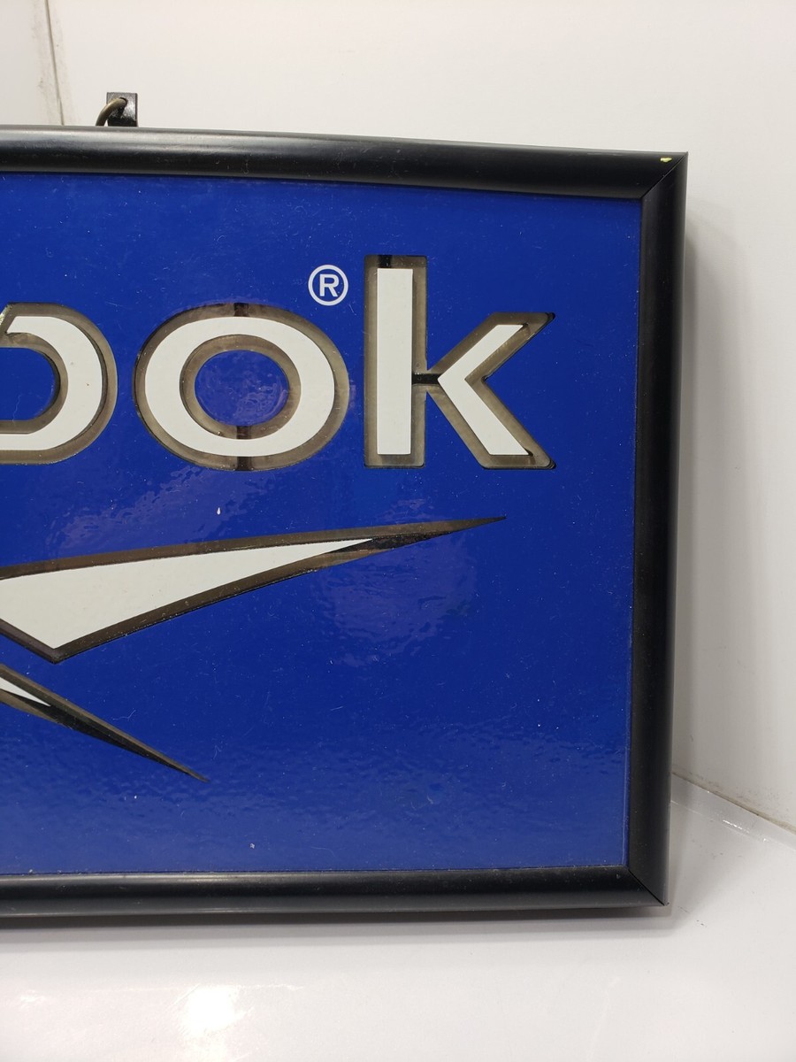 Reebok ディスプレイ 非売品 看板 Reebok Store Display 90s Vintage Light Up Advertising Sign