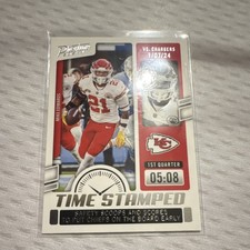 Panini Prestige Time Stamped Mike Edwards #TS-MES Kansas City Chiefs 2024