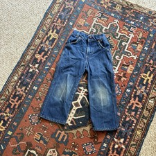 Vintage 80s orange tab Levi's Blue Kids Denim Jeans 4T