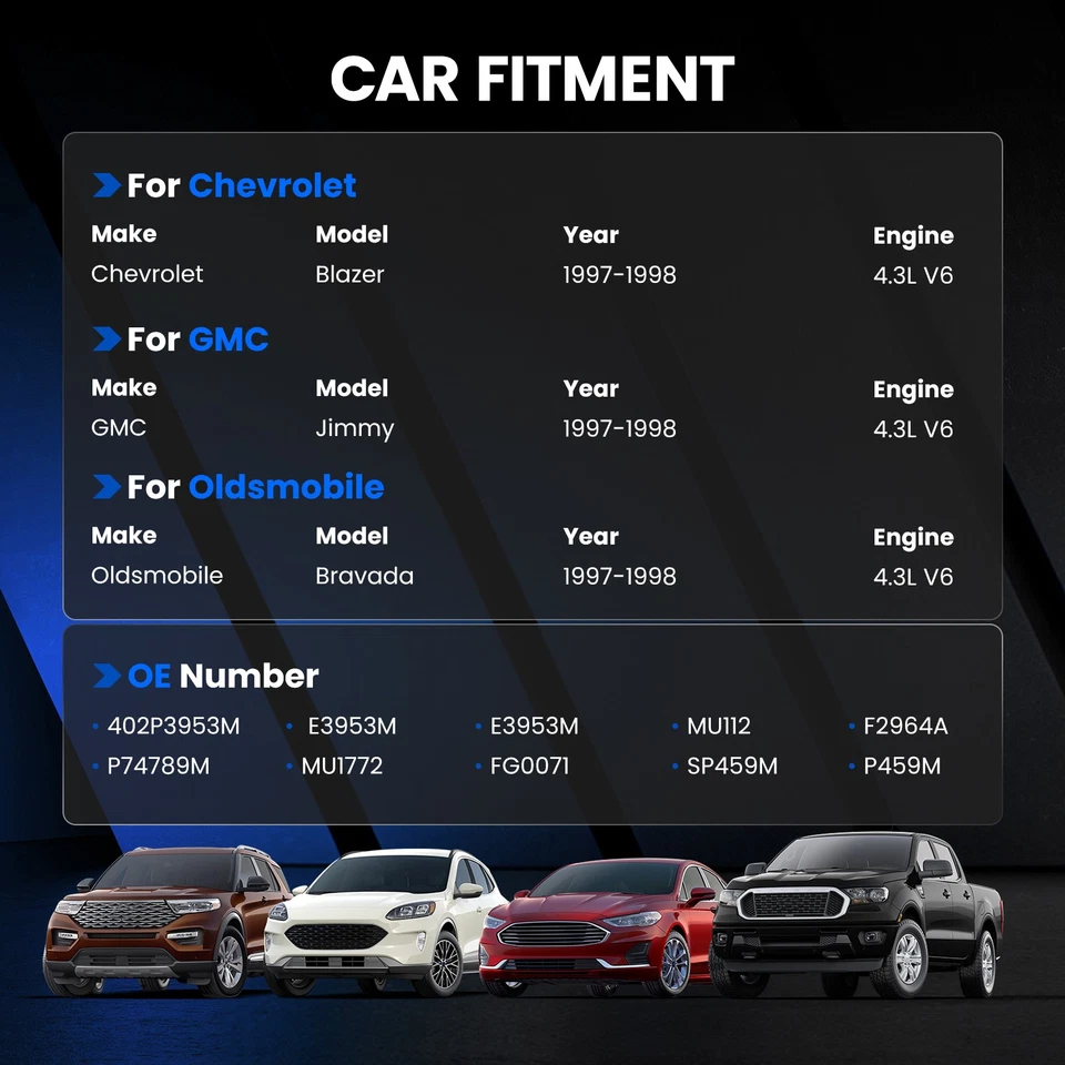 Fuel Pump Assembly for Chevrolet Blazer GMC Jimmy Oldsmobile Bravada 4.3L E3953M Foto 4 de 4
