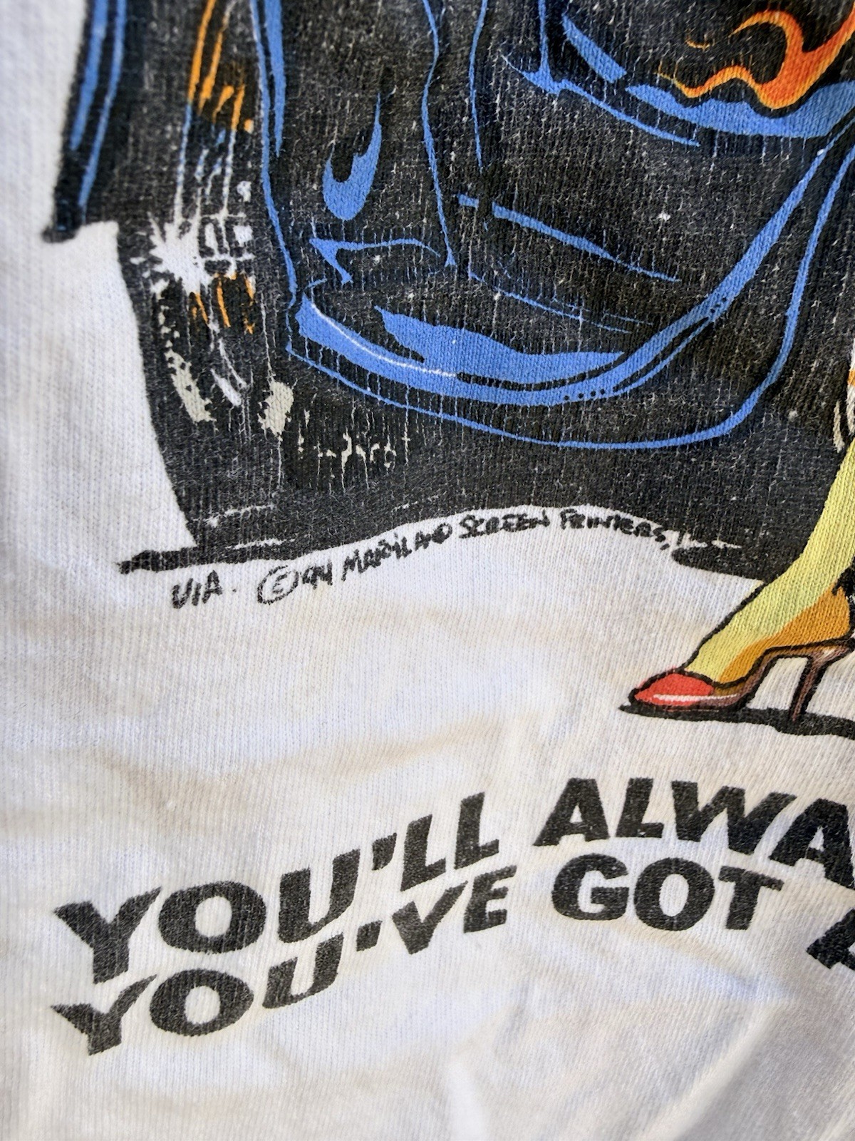 Vintage Tee BIG JOHNSON Deep Socket Wrenches Tshi… - image 5