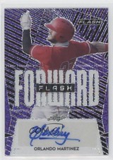 2021 Leaf Flash Flash Forward Purple 29/75 Orlando Martinez #OM2 Auto n1u
