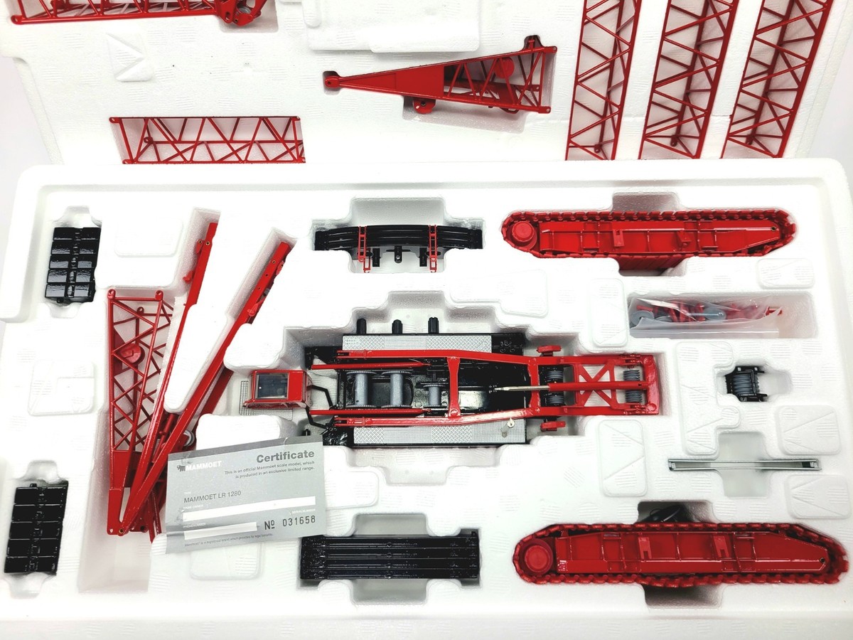 Liebherr LR1280 Crawler Crane - Mammoet - Conrad 1:50 Scale