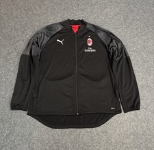 AC Milan Puma Track Jacket Mens 2XL Black Ful...