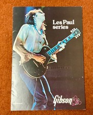 Rolling Stones Keith Richards gibson rare les paul brochure 1975