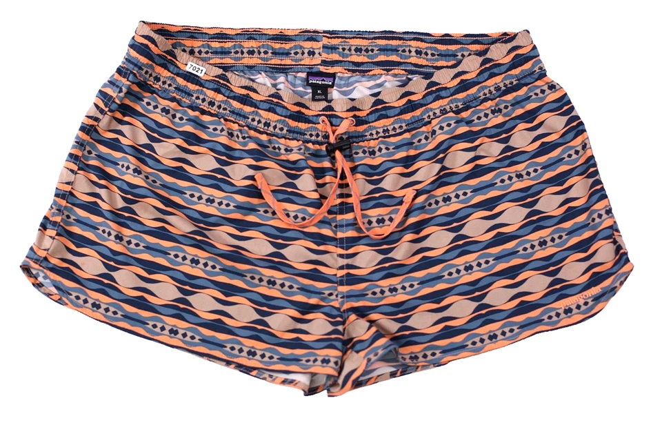 Micro Pantalones Cortos Patagonia Para Mujer Elastizados Cepillado Talla Grande Azteca Geométrica Foto 2 de 4