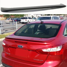 2012 2013 2014 Ford Focus 4dr MATTE BLACK Factory Style Spoiler Wing