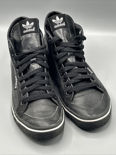 Adidas Honey Mid Turnschuhe UK Größe 5,5 Damen Frauen Mid High Tops schwarz
