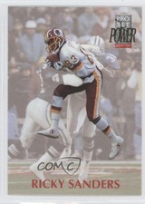 1992 Pro Set Power Ricky Sanders #283 1s8