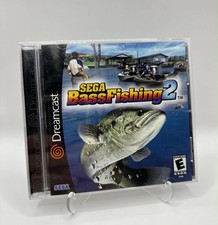 Sega Bass Fishing 2 (Sega Dreamcast, 2001) CIB Tested+ Reg Card RARE 🚨