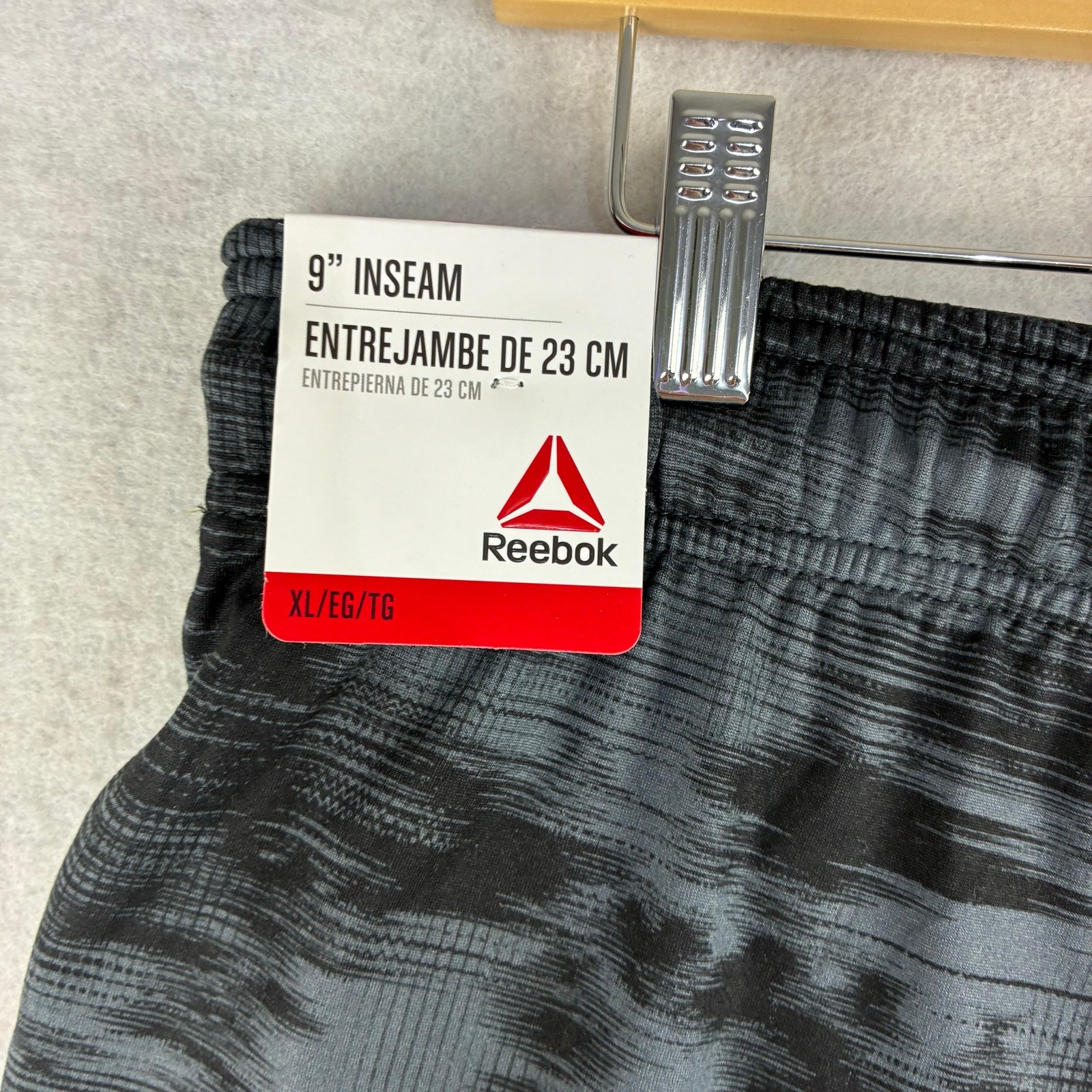 Reebok Grey Black Camo Basketball Shorts Men’s XL NWT Sport Active Performance thumbnail 5